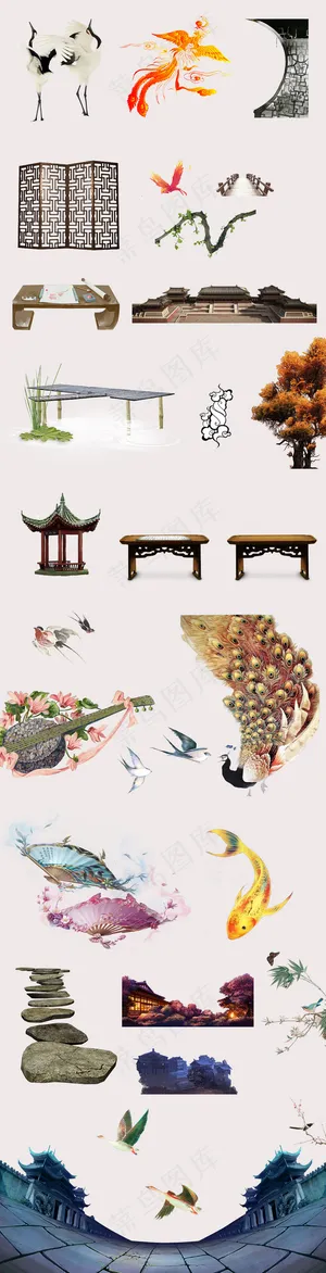 中国风传统纹饰边框图案素材PNG 中国风传统纹饰边框图案素材PNG