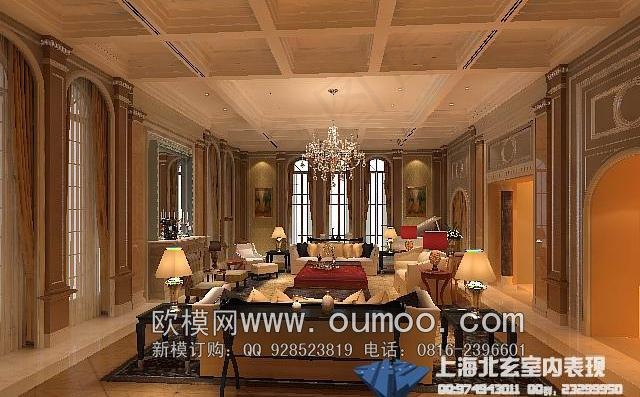 欧式餐厅模型图片