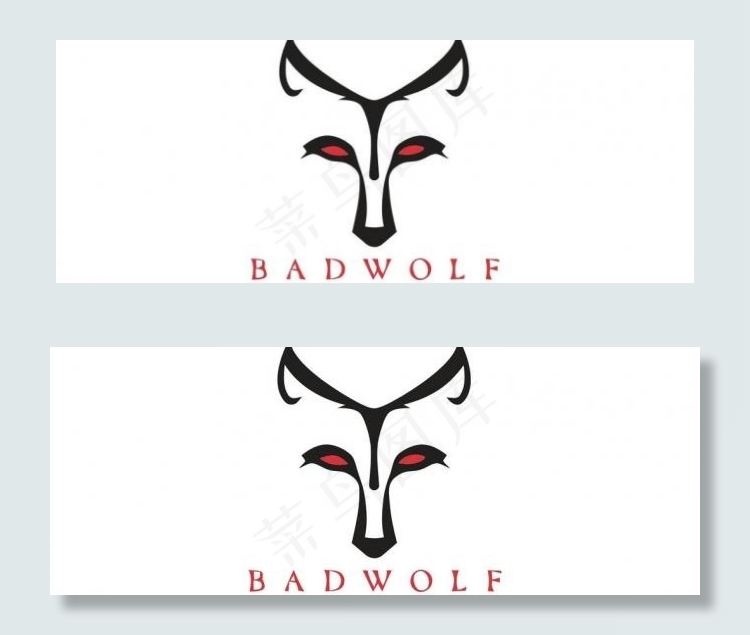 野狼logo图片ai矢量模版下载