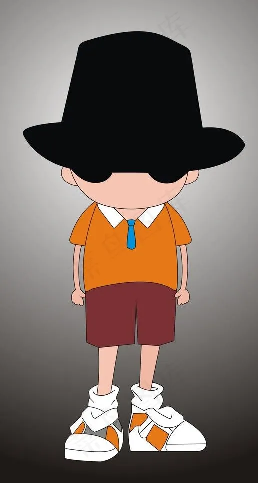 卡通 小男孩图片