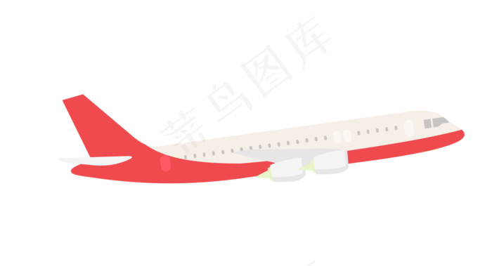 航空飞机装饰插画