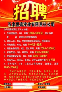 招聘海报