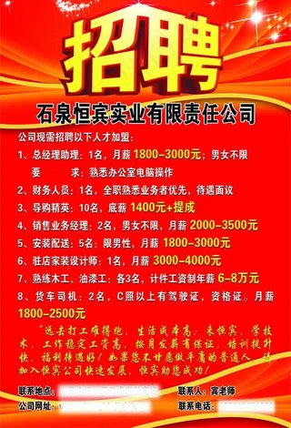 招聘海报