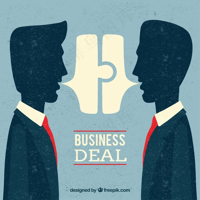 卡通商业精英矢量图片eps,ai矢量模版下载