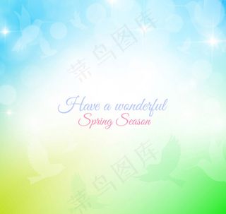 精美春季背景