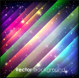 彩条光点背景素材