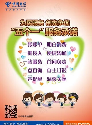 中国电信单页图片
