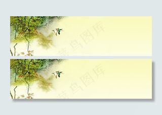 春天绿色植物背景