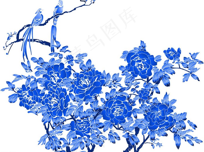青花瓷素材psd模版下载