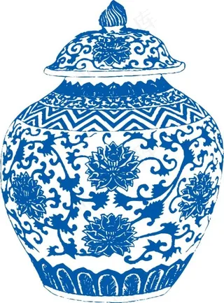 经典游龙戏凤花纹矢量图 AI