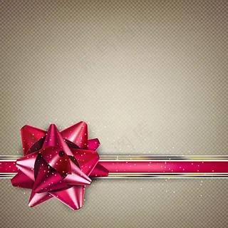 绸带结装饰背景矢量素材图片