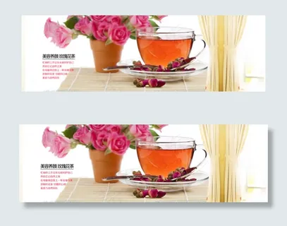 玫瑰花茶女人茶汤色