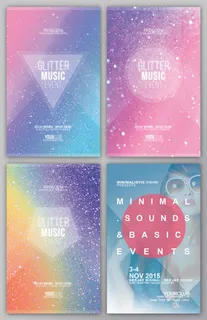 明亮炫彩时尚光效背景素材