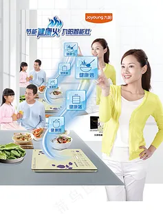 九阳电磁灶海报设计