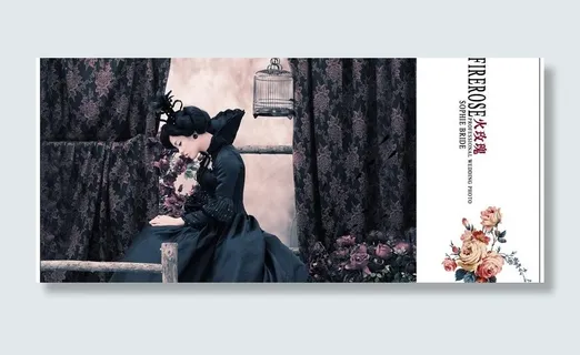 女人花火玫瑰图片