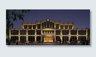 会所夜景照明图片