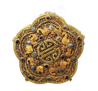 免扣珠宝黄金首饰金饰金箔背景墙素材...