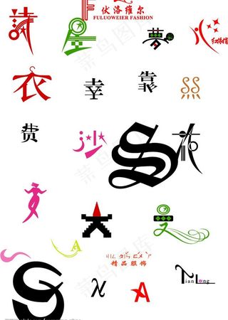 创意字体矢量素材图片