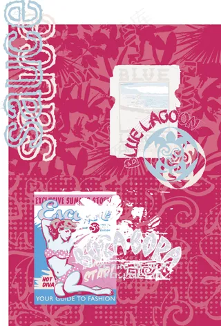 美式性感女人背景