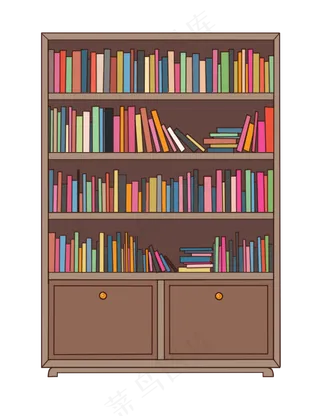 手绘书柜PSD源文件手绘书柜PSD源文件