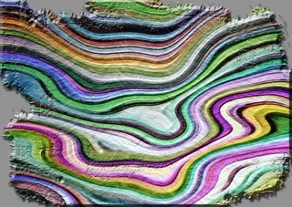 彩色石纹油画背景素材