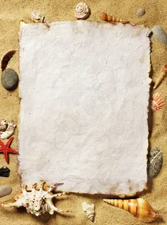 沙滩牛皮纸海洋生物图片 沙滩牛皮纸海洋生物图片