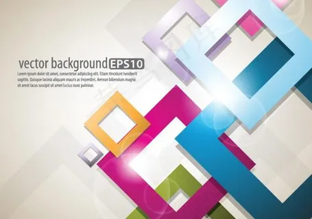 星光璀璨的炫彩背景