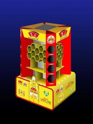 鲁花包柱效果图图片