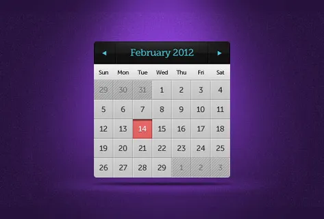 非常好看的日历