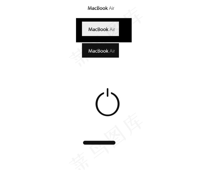 apple笔记本模型