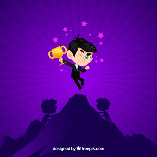 卡通人物扁平化可爱各种职业矢量素材