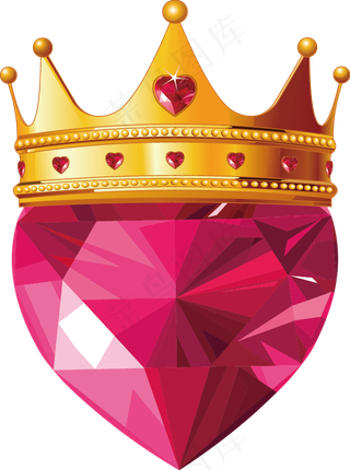 多款高贵卡通实物手绘皇冠PNG素材