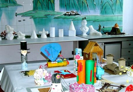 美术展览学生手工作品图片 美术展览学生手工作品图片