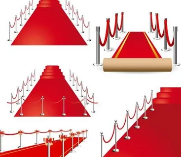精美红地毯矢量素材 精美红地毯矢量素材