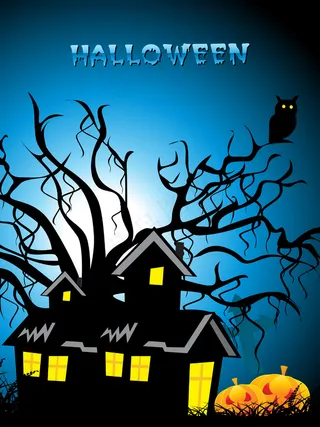 可怕的万圣节背景