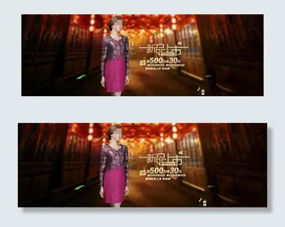 淘宝女装春装新品上市海报素材