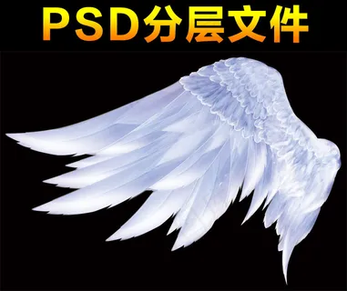 天使翅膀素材免扣大图分层 天使翅膀素材免扣大图分层