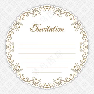 精美欧式花纹花边设计矢量素材