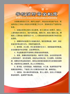 学校消防制度宣传广告图片