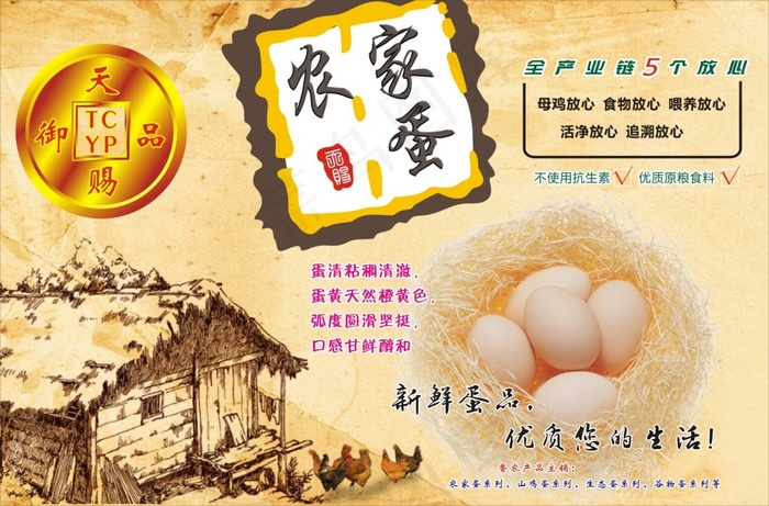 农家蛋广告