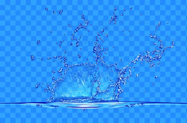 溅起水珠PSD抠图psd模版下载