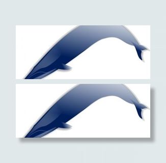 蓝鲸的MD剪贴画