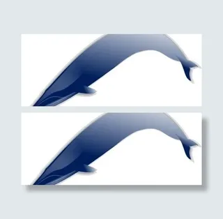 蓝鲸的MD剪贴画