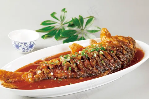 红烧鲤鱼图片 红烧鲤鱼图片
