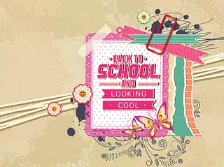 创意开学季海报图片