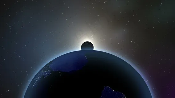 在空间运动的背景地球、月球和太阳 ... 在空间运动的背景地球、月球和太阳 ...