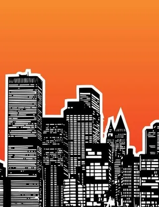 现代城市建筑设计矢量素材01