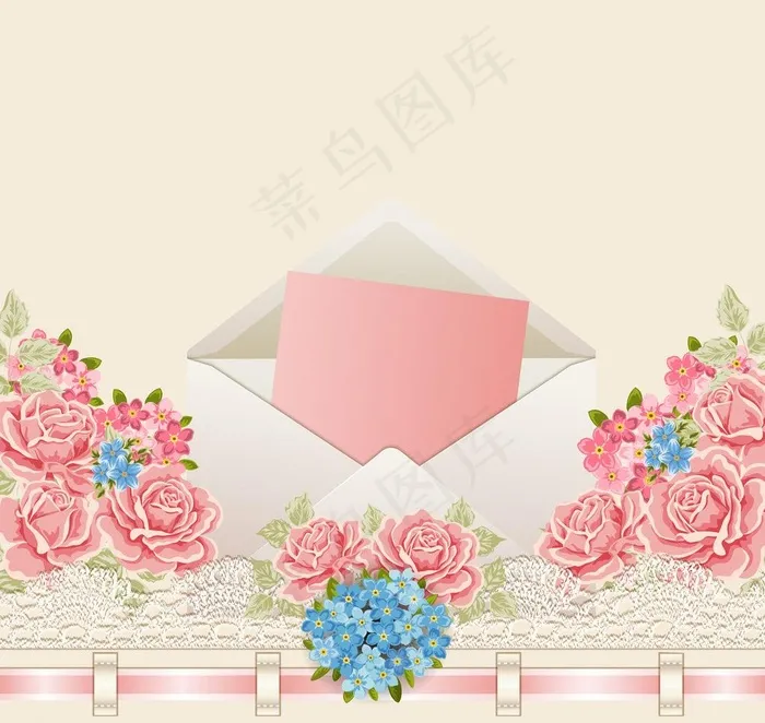 婚礼邀请卡图片eps,ai矢量模版下载