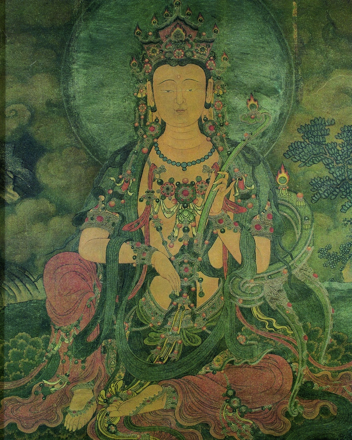 法海寺壁画-10文殊菩萨