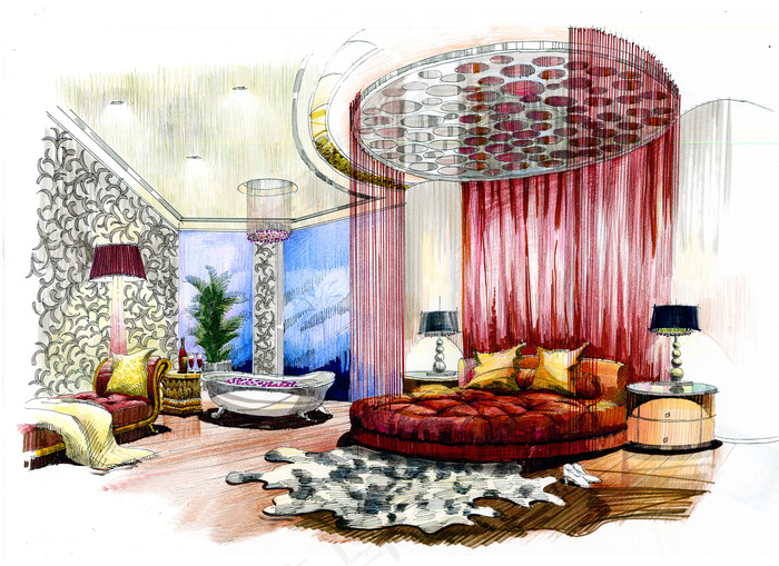 香林庭院样板间图片